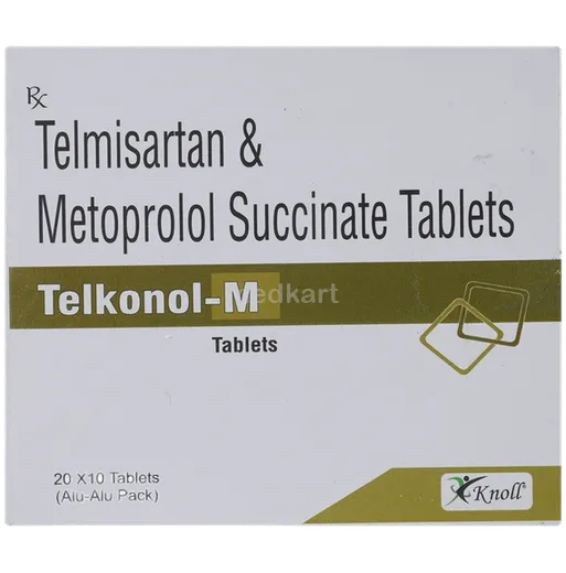 telkonol m 40/25mg tablet 10's